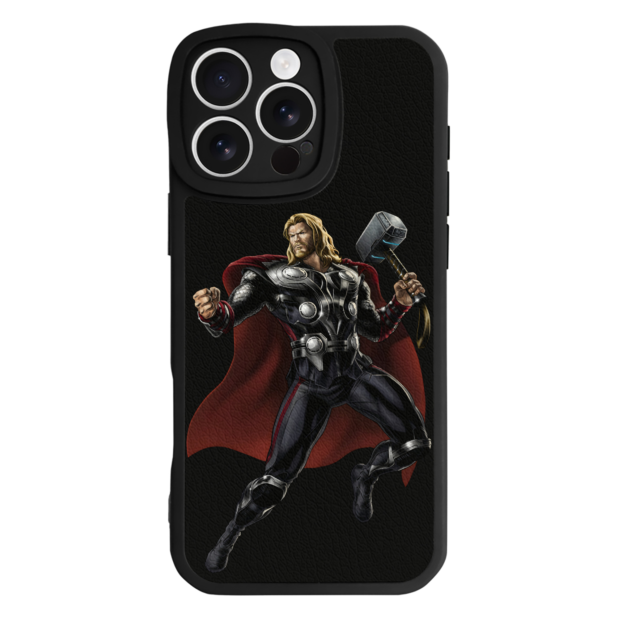 （画像用） アベンジャーズ The Avengers 【iPhone 16シリーズ対応】シリコンスマホケース（レザー調） 材質：シリコン